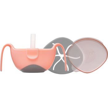 b.box 3 in 1 Bowl & Straw castron cu pai - imagine 2